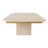 Mid century travertine side table / coffee table