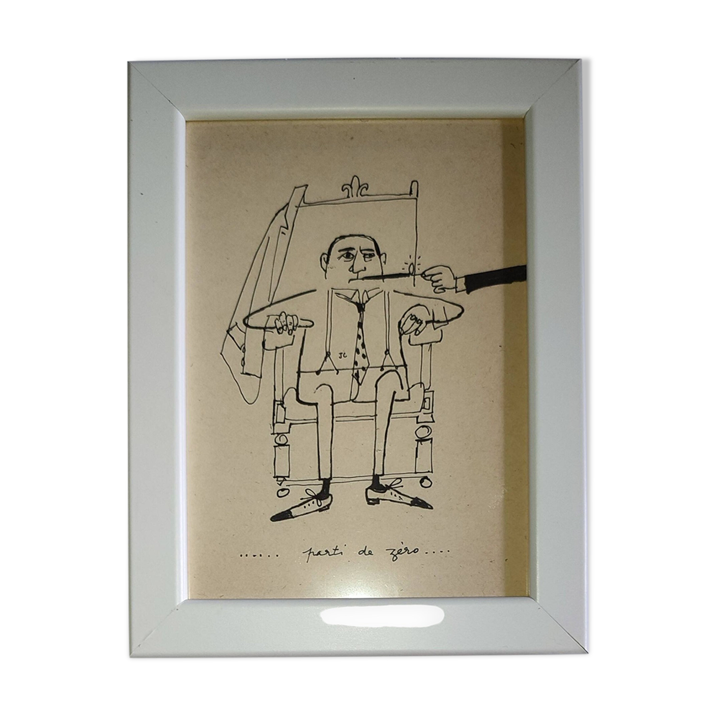 Illustration by Daninos from 1962 "Starting from zero..."