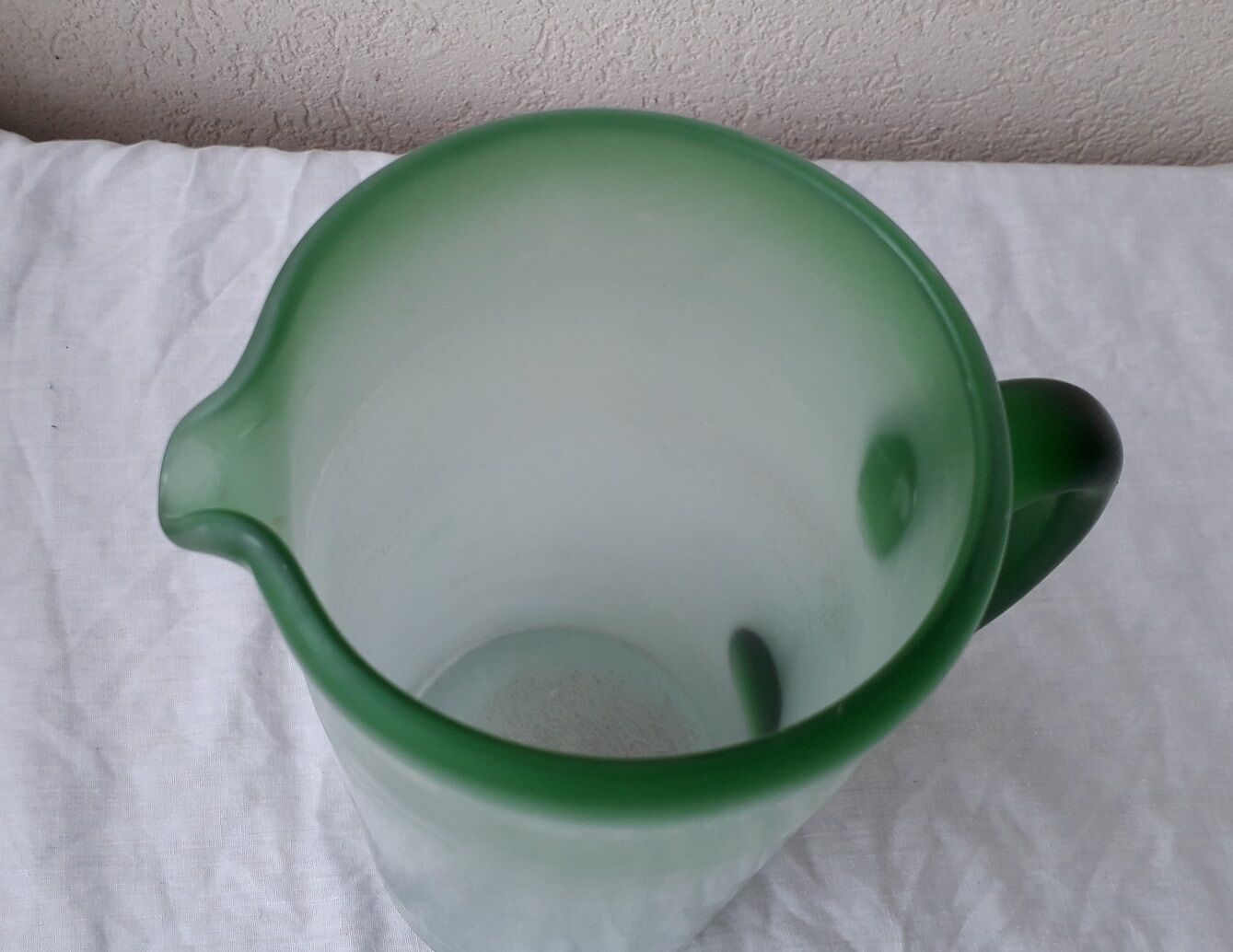 Glass pitcher