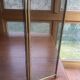 English brass fire screen circa 1900