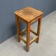 High oak stool from France