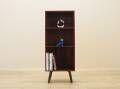 Danish rosewood veneered shelving unit on splayed legs, 1960s