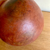 Handmade terracotta sake bottle vase