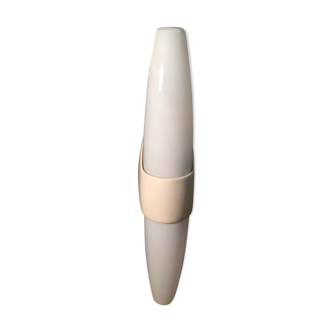 Shell wall lamp in white opaline BO Niko Belgium 1960s