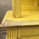 Yellow Parisian glass cabinet