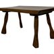 Vintage wooden side table small table wabi sabi natural design