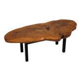 Tree trunk coffee table 50s