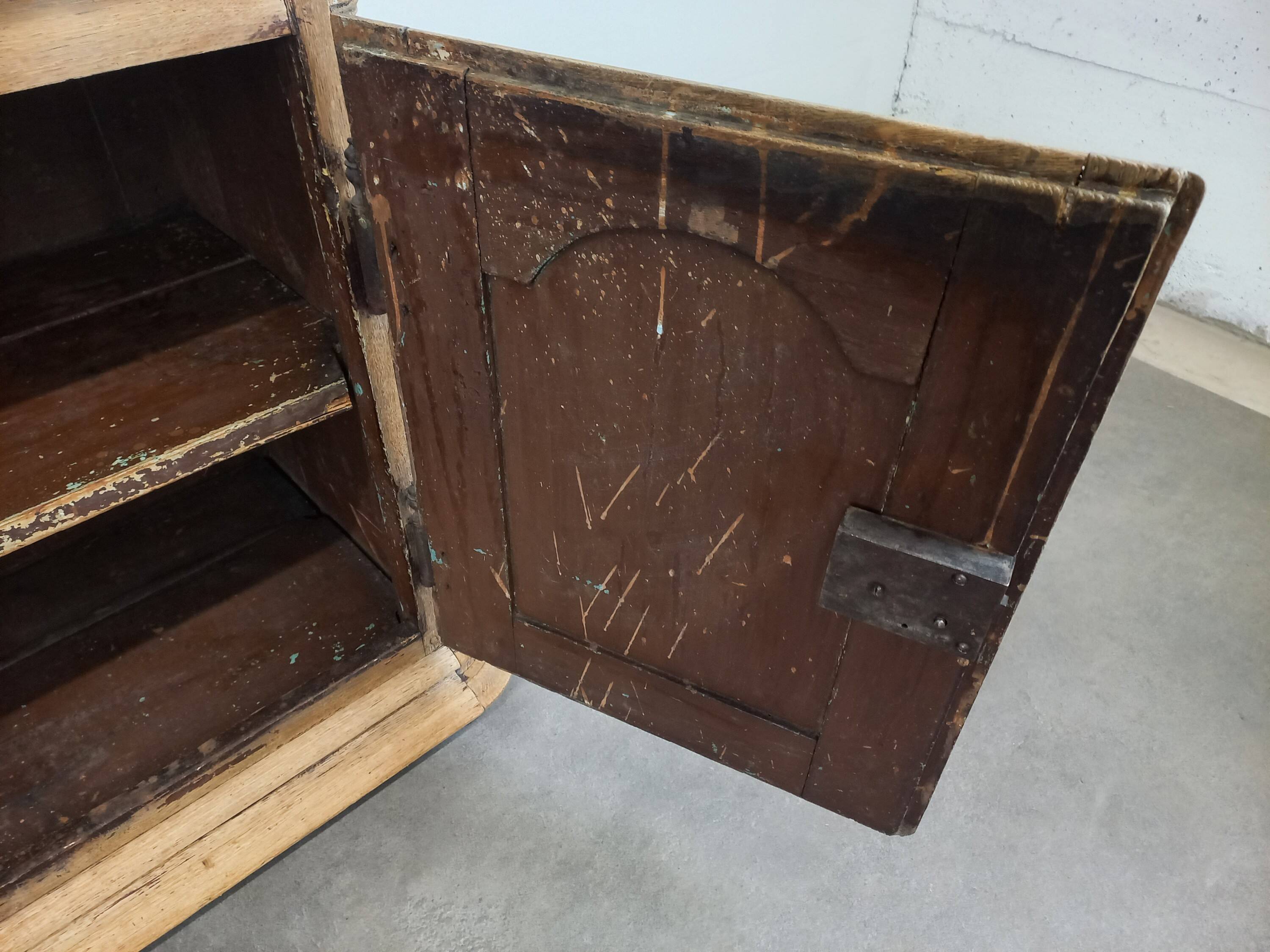 Louis XV oak sideboard