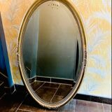 Vintage golden mirror 110x68cm