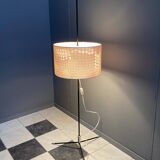 VEB Floor lamp 1960s black tripod base