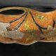 Art nouveau bronze trinket bowl