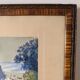 Framed watercolor