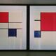 Paire lithographies Piet MONDRIAN  modèles à 250 exemplaires