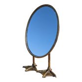Metal mirror with duck legs