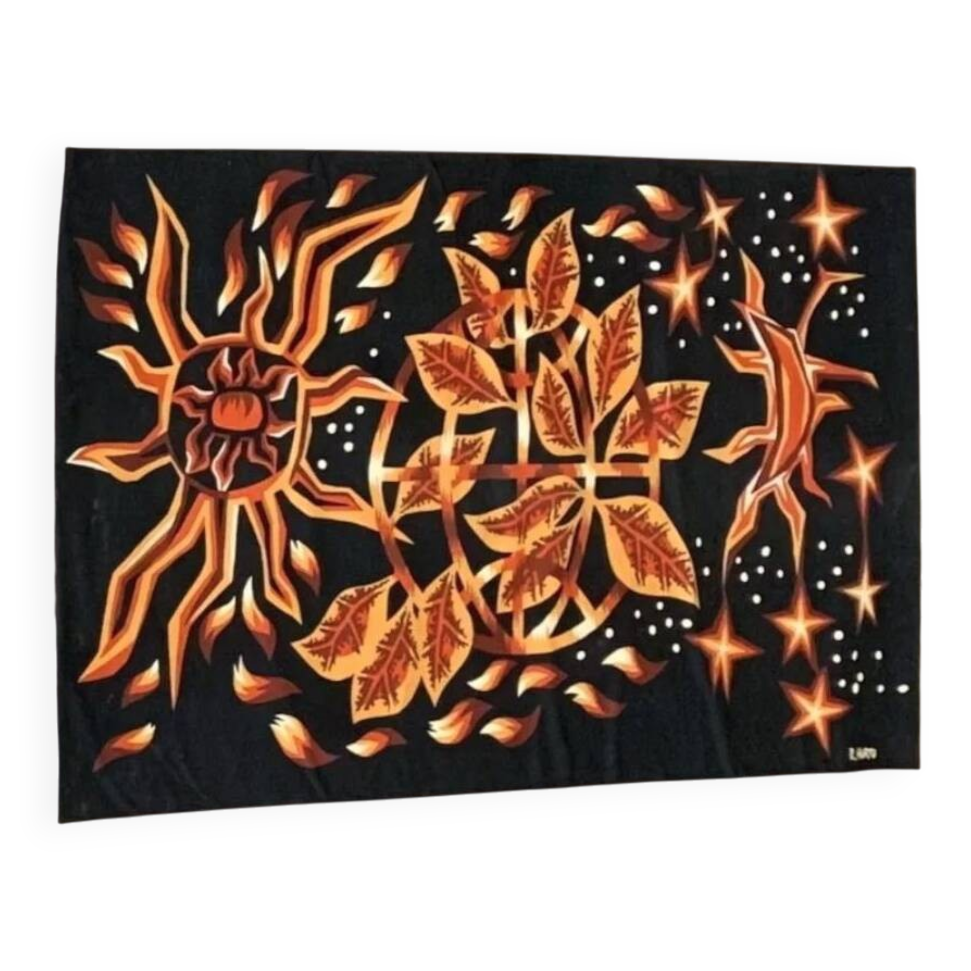 BRAUN ET CIE Tapestry - After Raymond HURTU - Entitled Astral Light