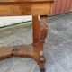 Empire restauration console with marble top in walnut from the 19th century