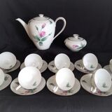 KPM Krister porcelain coffee service for 9 people, Germany