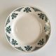 Set of 6 vintage earthenware plates - 1940s-1950s