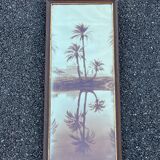 Old photograph from 1920 signed by Alexandre Bourgault, an Orientalist.