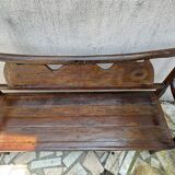 Banc de Jardin en Teck Recyclé - Wagon (2 pièces disponibles)