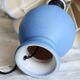 Lampe de chevet vintage bleue style coastal