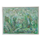 Abstract impressionism painting - Movement. Green Growth