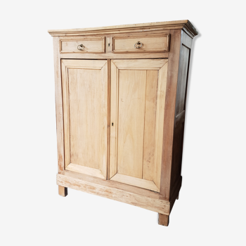 Old Parisian high buffet raw wood