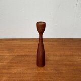 Mid-Century Danish Teak Tulip Candle Holder, 1960s