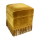 Velvet pouf