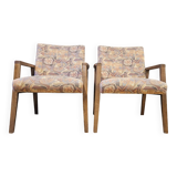 Pair of vintage Danish armchairs from the 1970s