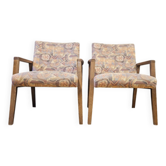 Pair of vintage Danish armchairs from the 1970s