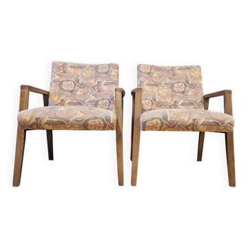 Pair of vintage Danish armchairs from the 1970s