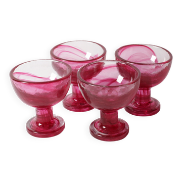 Swirl Pedestal Bowls 'Mine' by Ulrica Hydman Vallien / Sweden / 2002