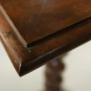 Antique oak barley twist pedestal / plant stand – 109 cm height