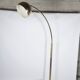 Arc floor lamp, marble feet.