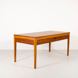 Scandinavian minimalist desk exotic wood 60's
