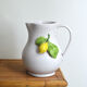 Carafe Citron en barbotine