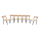 Lot de 7 chaises Mullca