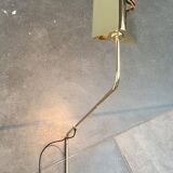 Mid-century floor lamp with counterweight in brass, 1960s