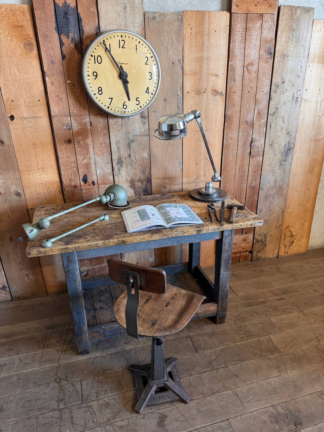 Chaise d’atelier Singer