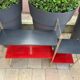 60's black and red String shelf
