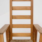 Dutch Modernist Oak Chair, 1980s