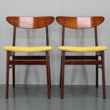1960s Set of Four Retored Dining Chairs by Farstrup, Denmark