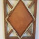 Old mirror claustras in Burmese teak