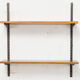 Vintage walnut shelving system from Sparrings, 1960s