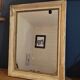 Mirror patinated wood frame gilded