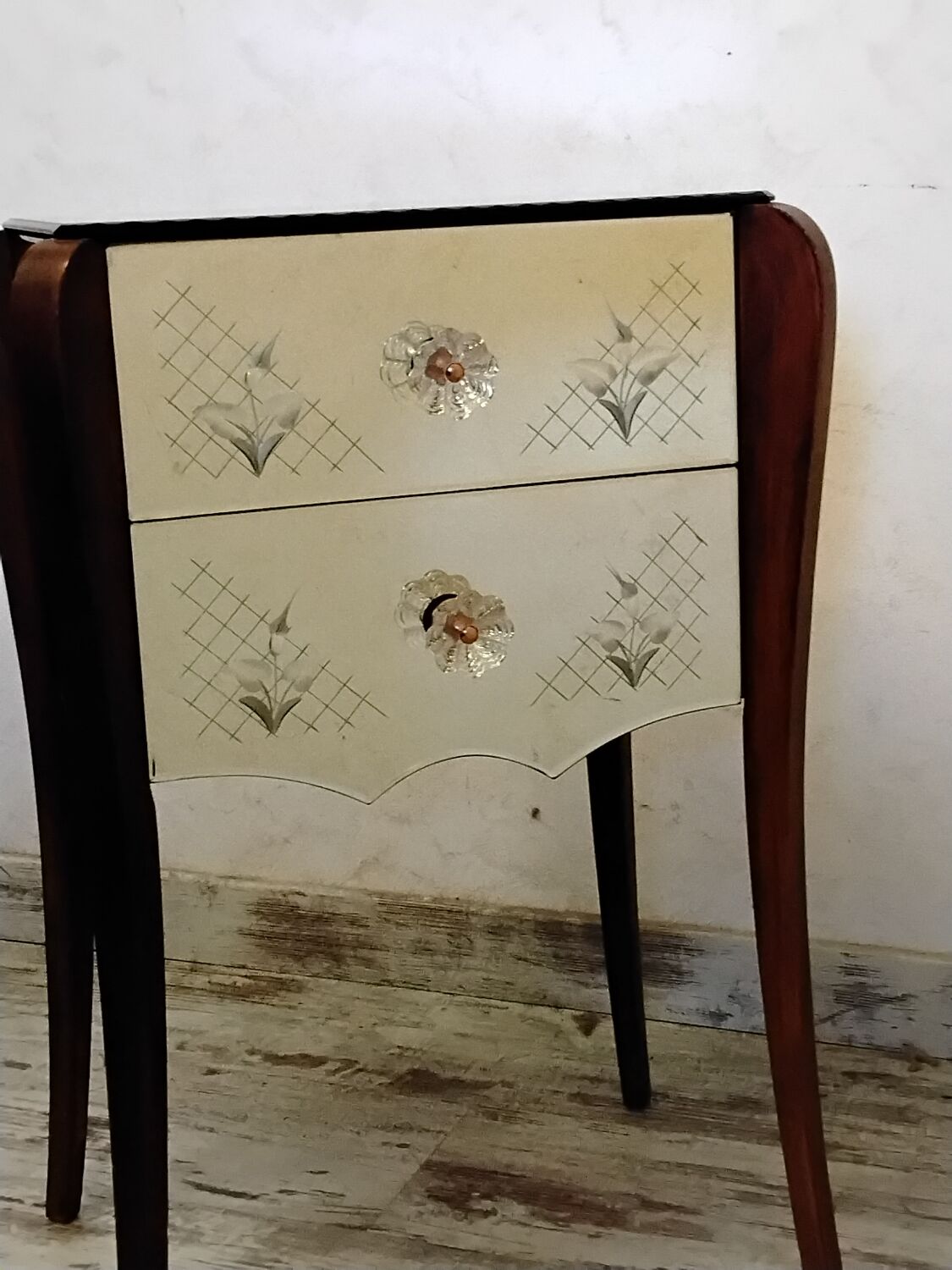 Art Deco Venetian style bedside table