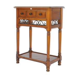table de nuit en merisier