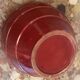Burgundy glazed ceramic planter