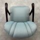 Art Deco blue club chairs